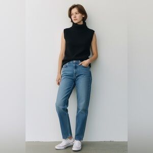 stockholm atelier other stories Wool Mohair Black Sleeveless Turtleneck